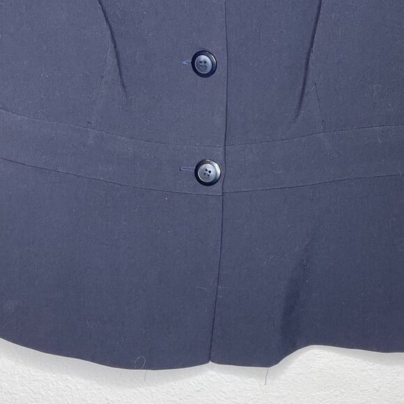 Vintage Danny & Nicole Short Sleeve Blazer Navy - Picture 4 of 8